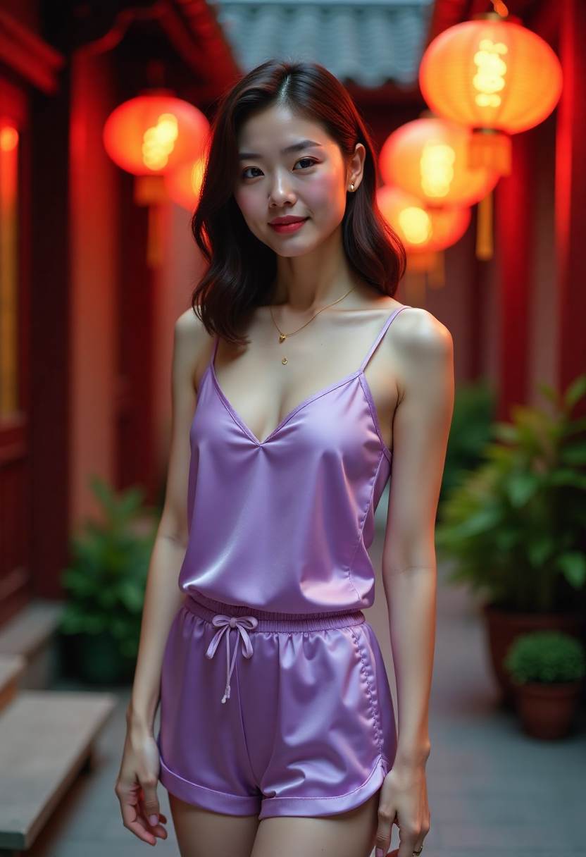 后街灯火海报